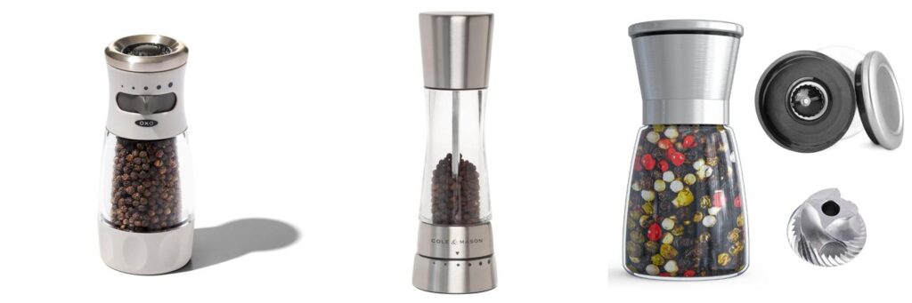 Rated Pepper Grinder combined image