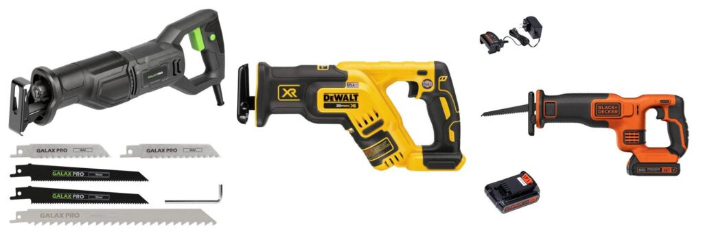 Reciprocating Saw For Metal combined image