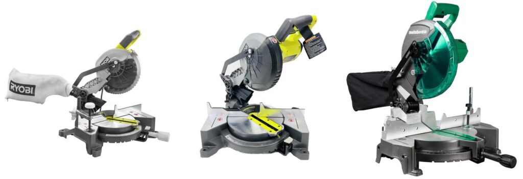 Ryobi Miter Saw combined image