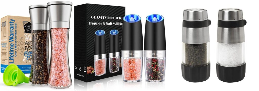 Salt Pepper Grinder combined image