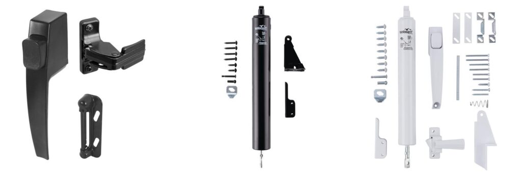 Screen Door Hardware combined image