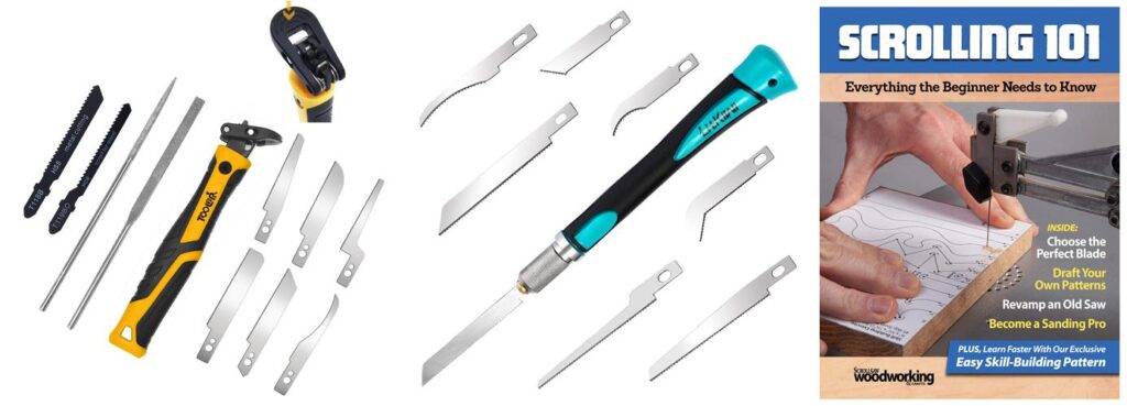 Scroll Saw For Model Building combined image