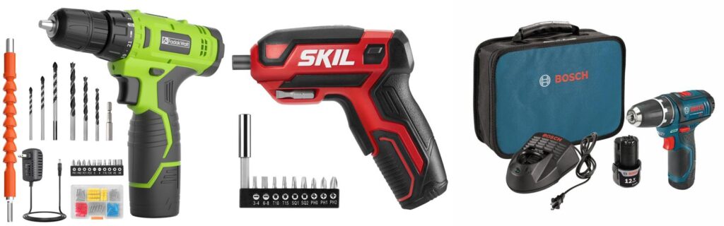 Small Cordless Drill combined image