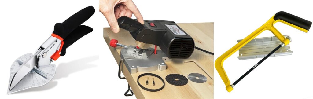 Small Miter Saw For Trim combined image