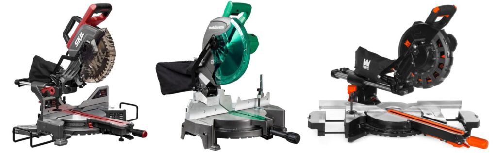 Small Sliding Compound Miter Saw combined image