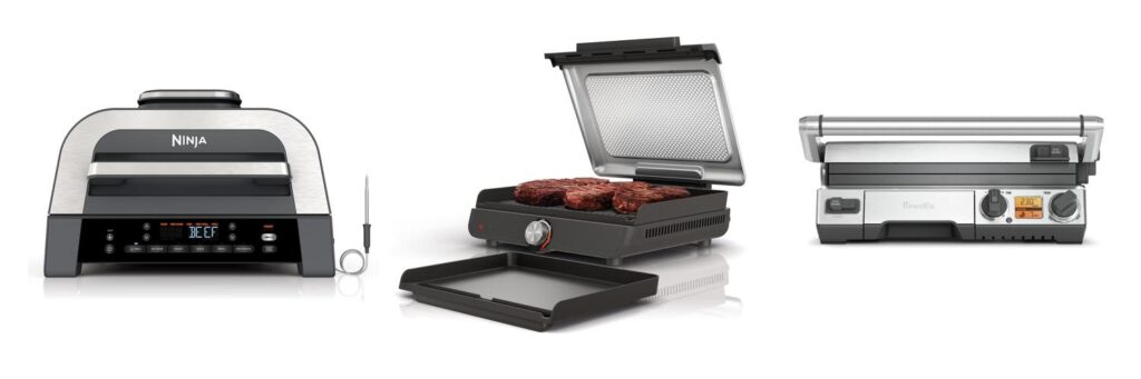 Smart Electric Grill For Kitchen combined image