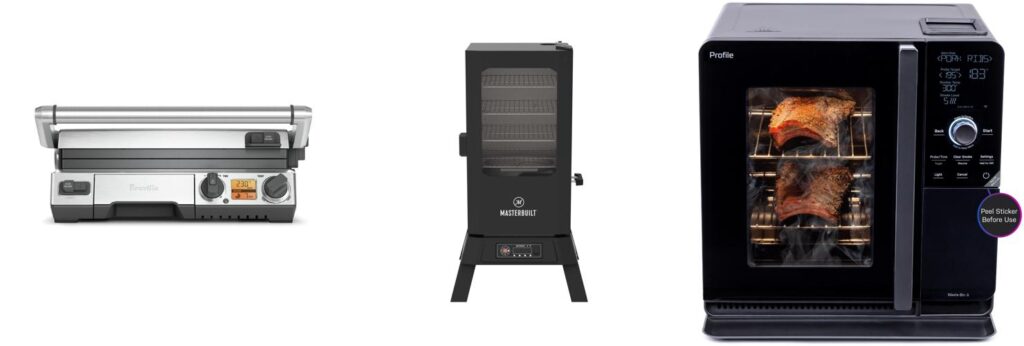 Smart Electric Grill With App Control combined image