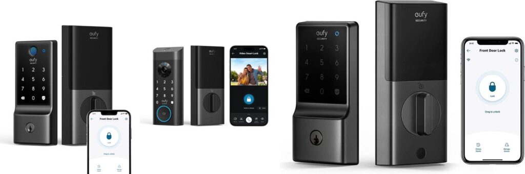 Smart Lock System For Home combined image