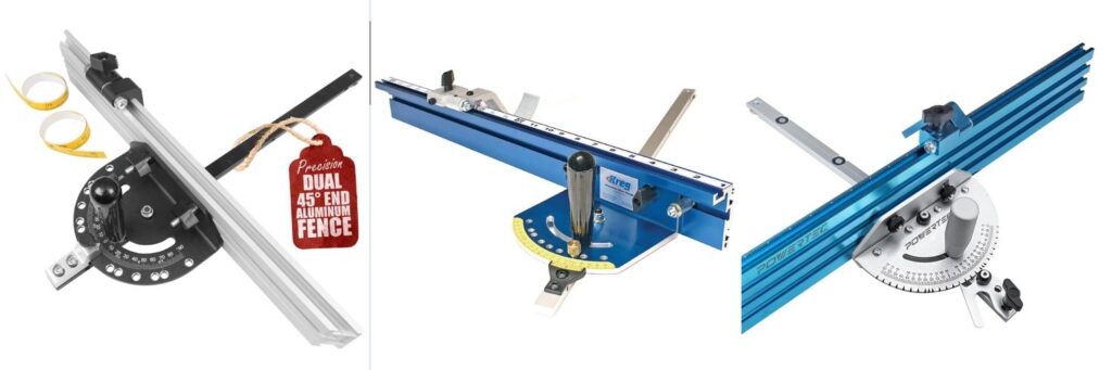 Table Saw Miter Sled combined image