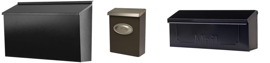 Wall Mount Mailboxes combined image