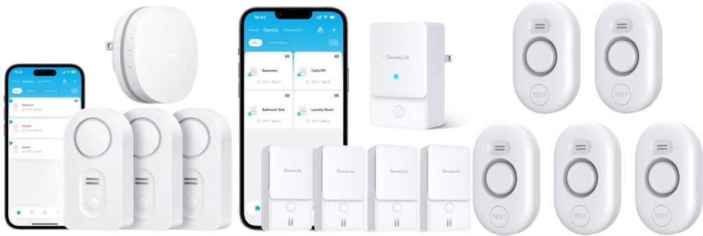 Water Detectors Alarms combined image