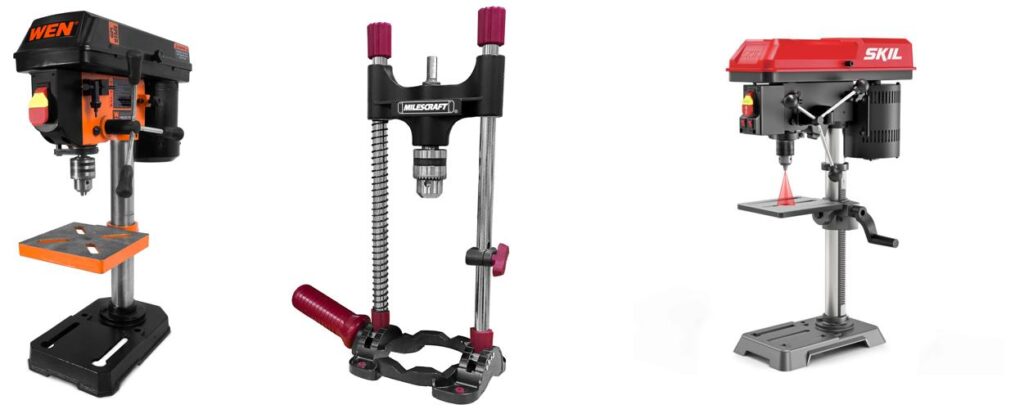 Wood Drill Press combined image