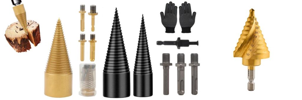 Wood Splitter Drill Bit combined image