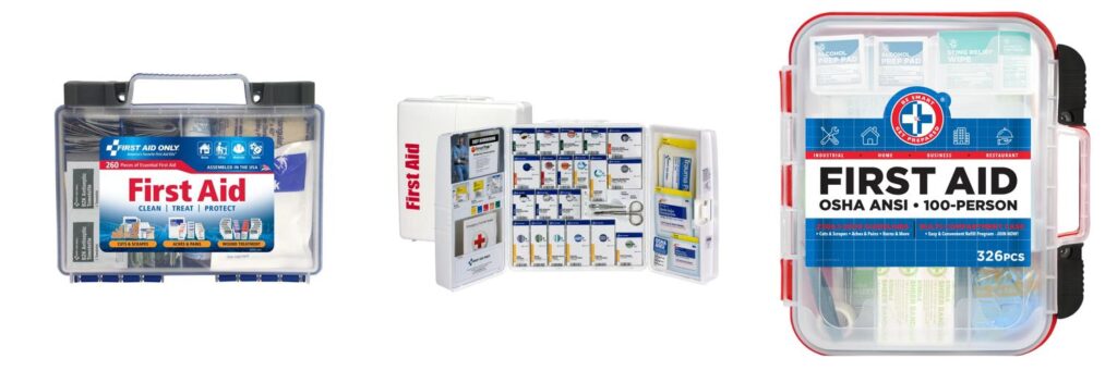 Workplace First Aid Kits combined image