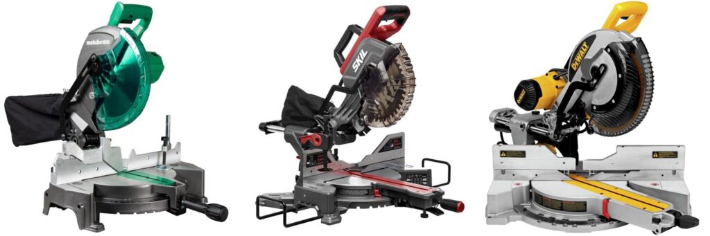 compound miter saw for beginners combined image