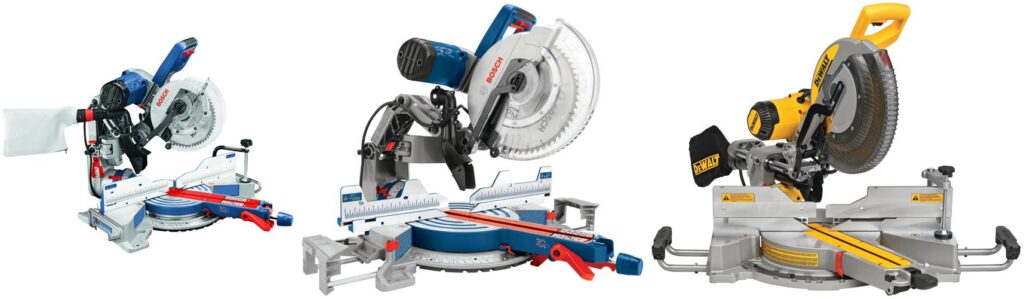 glide miter saw combined image