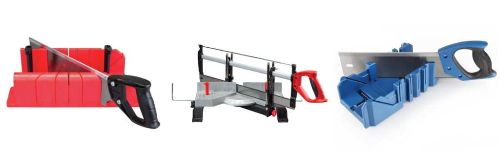 hand saw miter box combined image