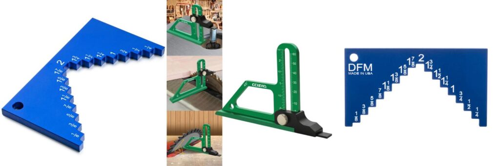 height for miter saw table combined image