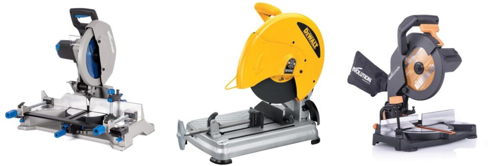 metal miter saw combined image