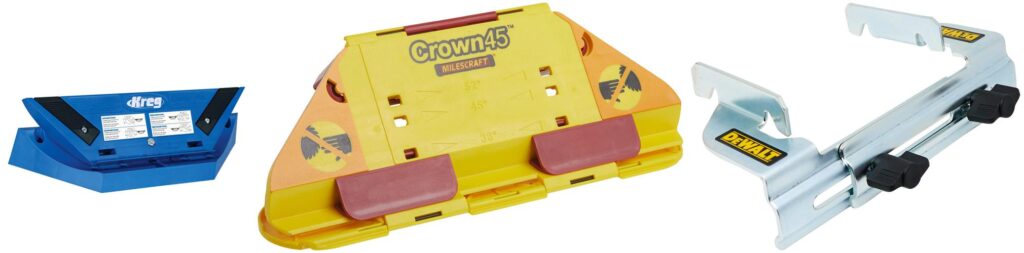 miter saw for cutting crown molding combined image