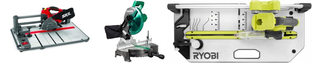miter saw for laminate flooring combined image