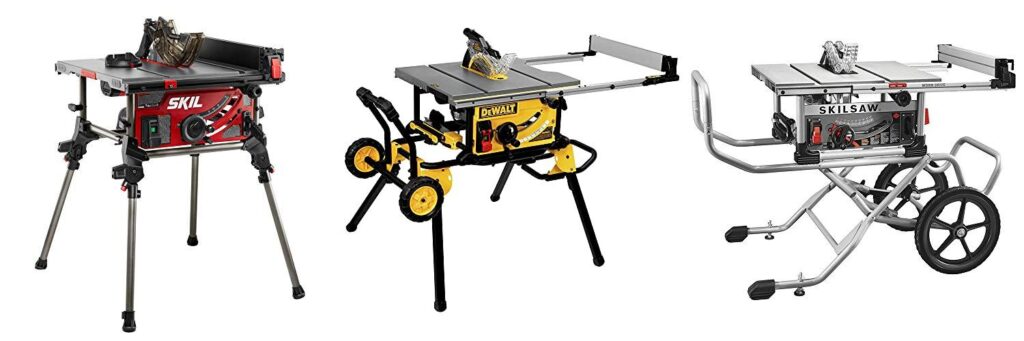 10 Inch Portable Table Saw combined image