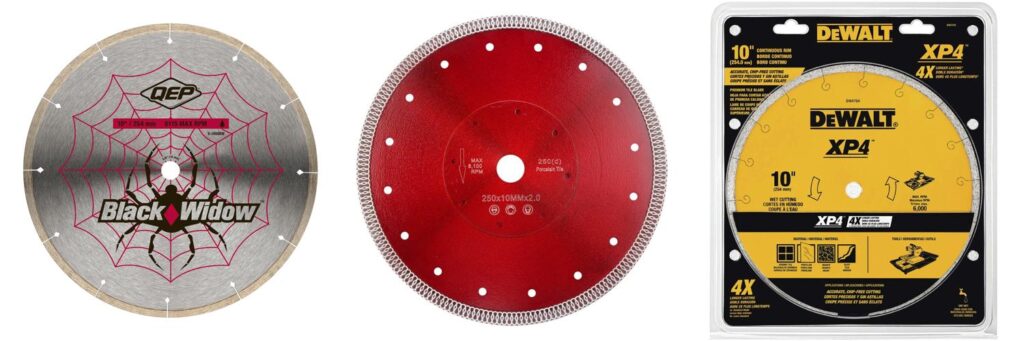 10 Inch Tile Saw Blade combined image