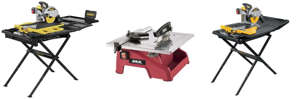 10 Inch Wet Tile Saw combined image