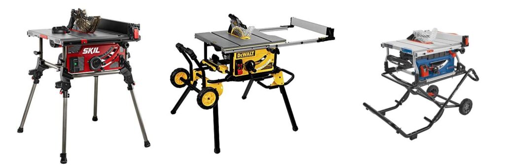 10 Jobsite Table Saw combined image