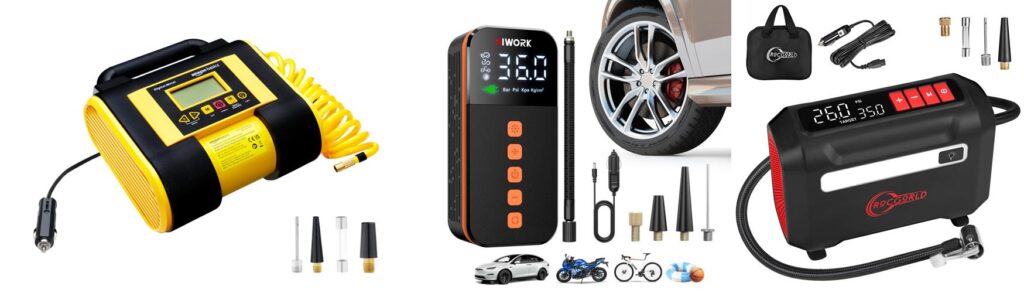 12V Air Compressor combined image