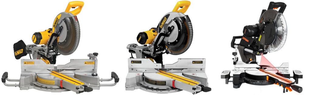12 Compound Sliding Miter Saw combined image