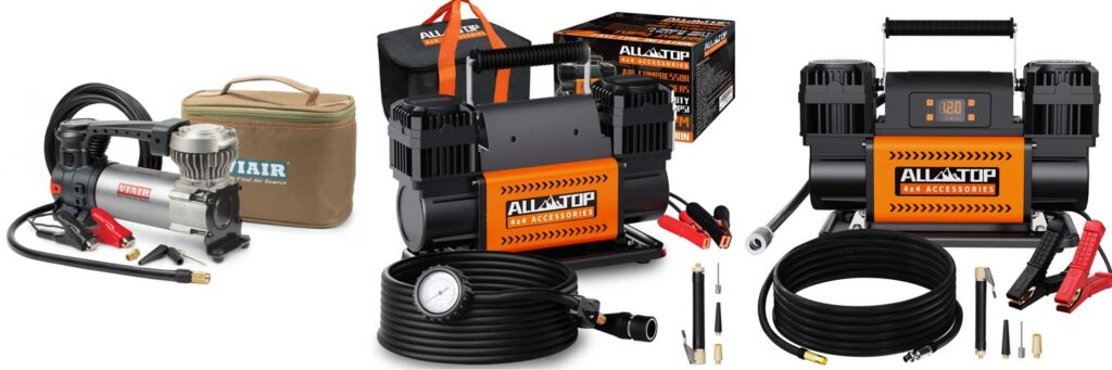 12 Volt Air Compressor For Off Road combined image