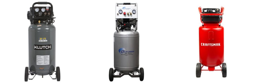 20 Gallon Air Compressor combined image