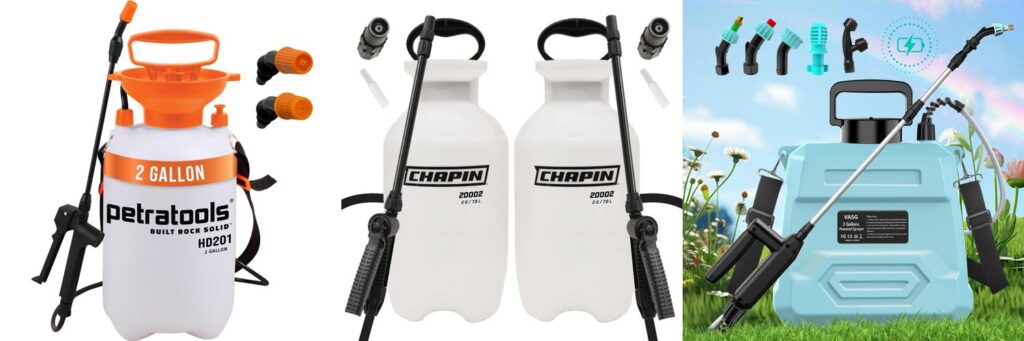 2 Gallon Pump Sprayer combined image