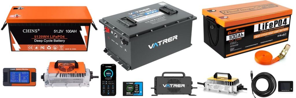48 Volt Lithium Battery For Golf Cart combined image 1