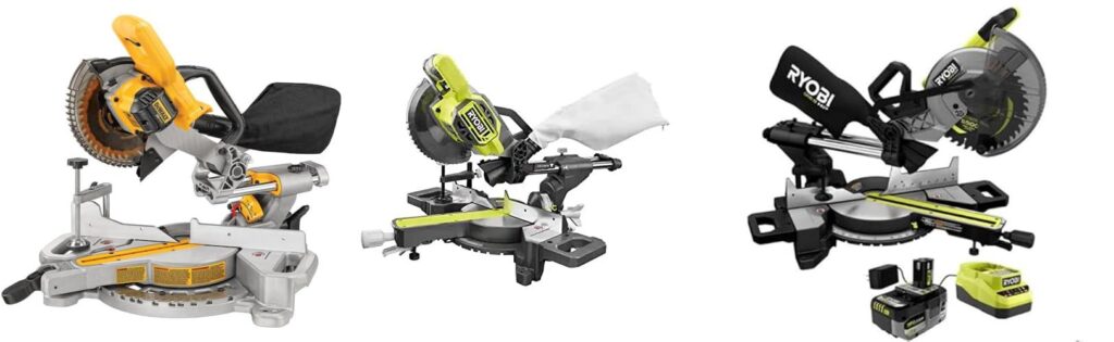 7 1 4 Cordless Miter Saw combined image 1