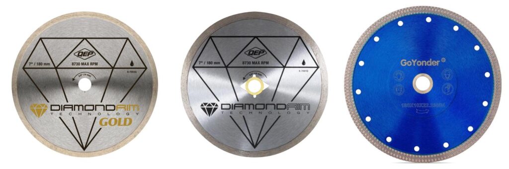 7 Inch Wet Tile Saw Blade combined image