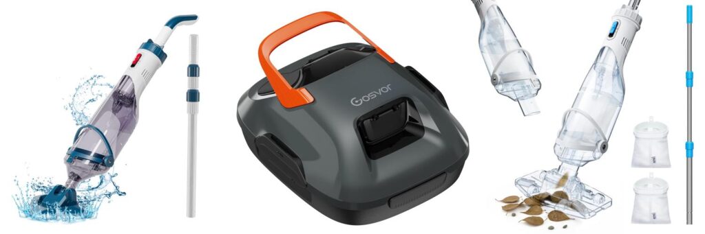 Above Ground Pool Vacuum For Algae combined image