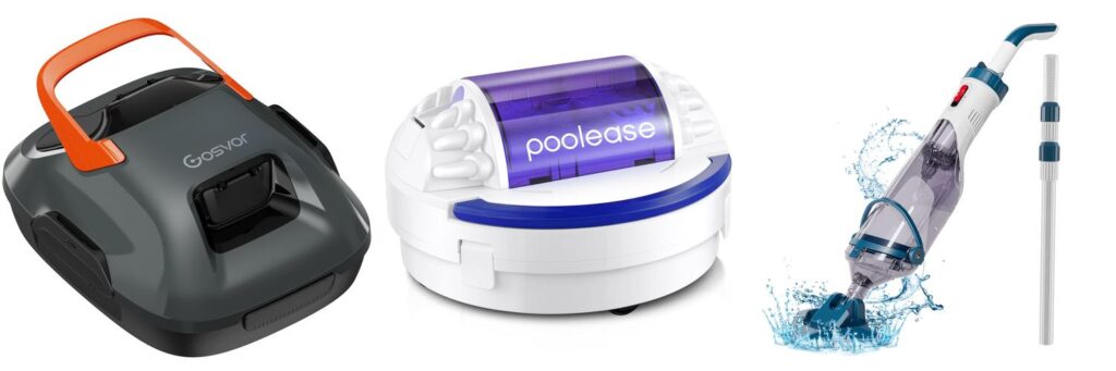 Above Ground Pool Vacuum combined image