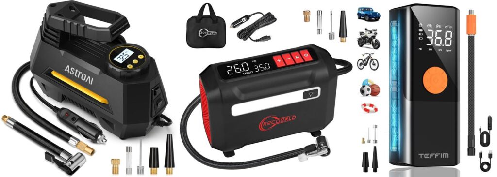 Air Compressor For Car combined image