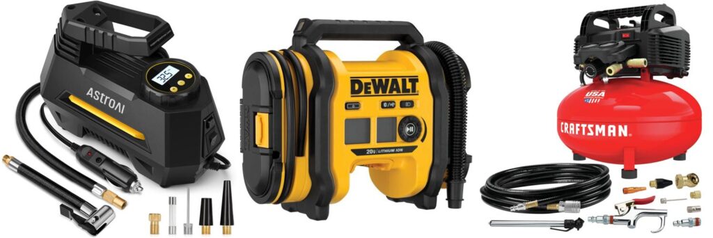 Air Compressor Portable combined image