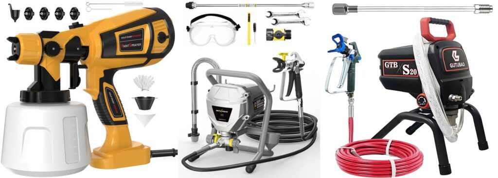 Airless Paint Sprayer combined image