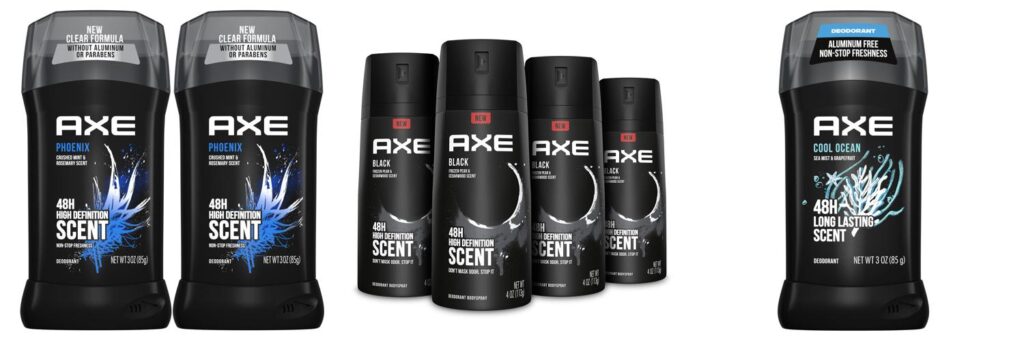 Axe Deodorant Scent combined image