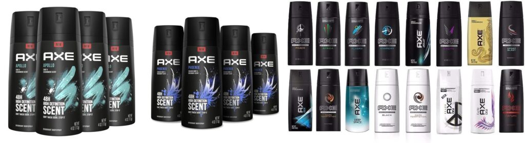 Axe Scents combined image