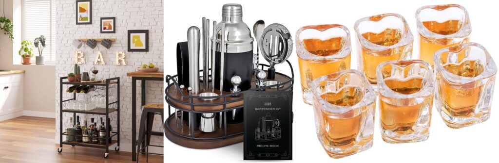 Bar Cart Accessories combined image