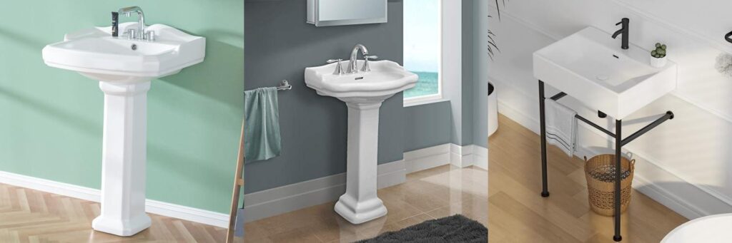 Bathroom Pedestal Sinks combined image 1