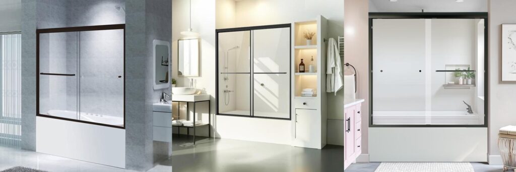 Bathtub Sliding Doors combined image