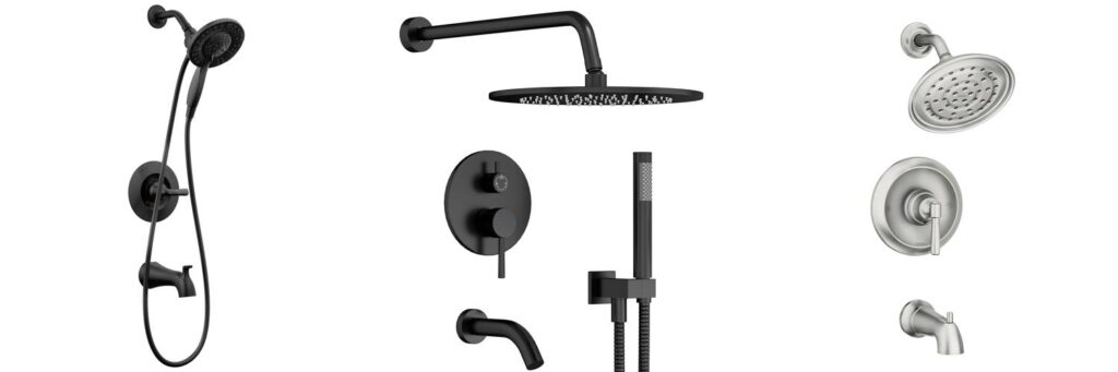 Bathtub Shower Systems combined image