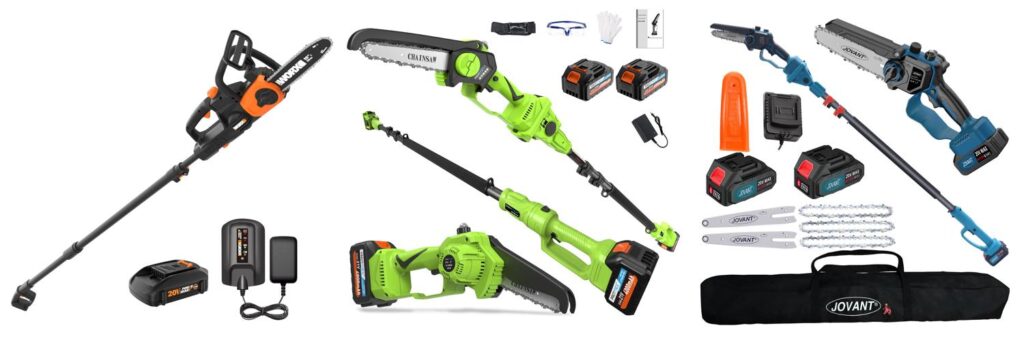 Battery Cordless Pole Saw combined image 1