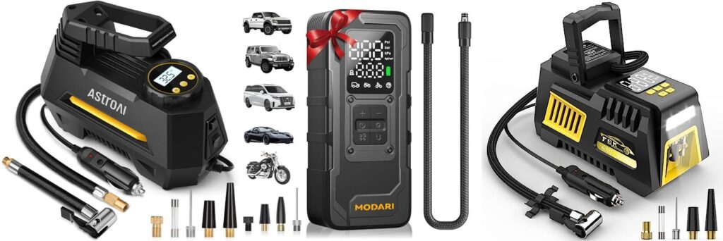 Best Car Tire Air Compressor combined image